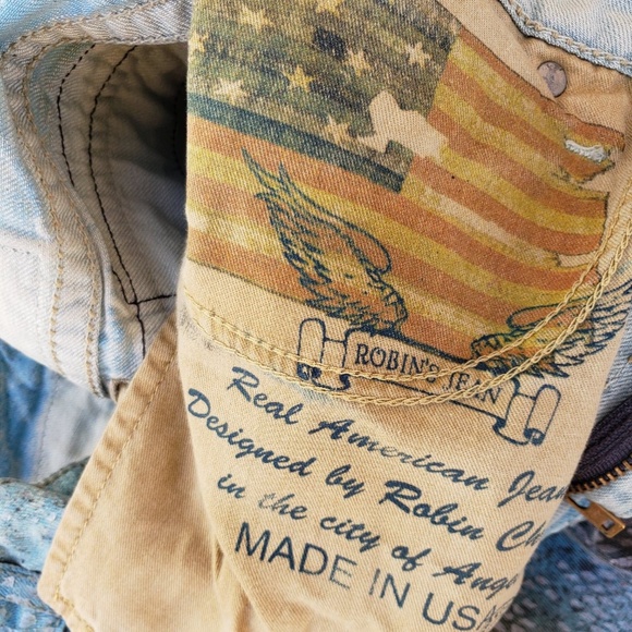 ROBIN'S JEAN R Flap Straight Leg Jeans - Picture 6 of 8